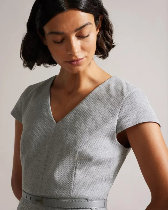 Pencil Dress Light Gray Women Ted Baker Clothing Pencil Dress Light Gray Women Ted Baker Clothing