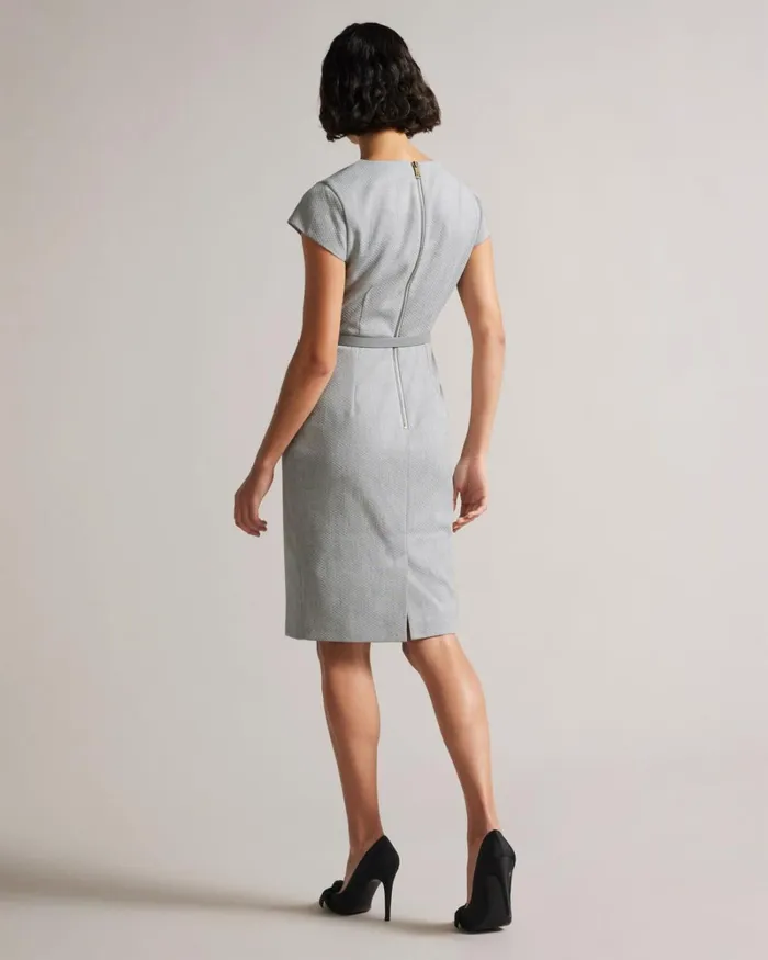 Pencil Dress Light Gray Women Ted Baker Clothing Pencil Dress Light Gray Women Ted Baker Clothing