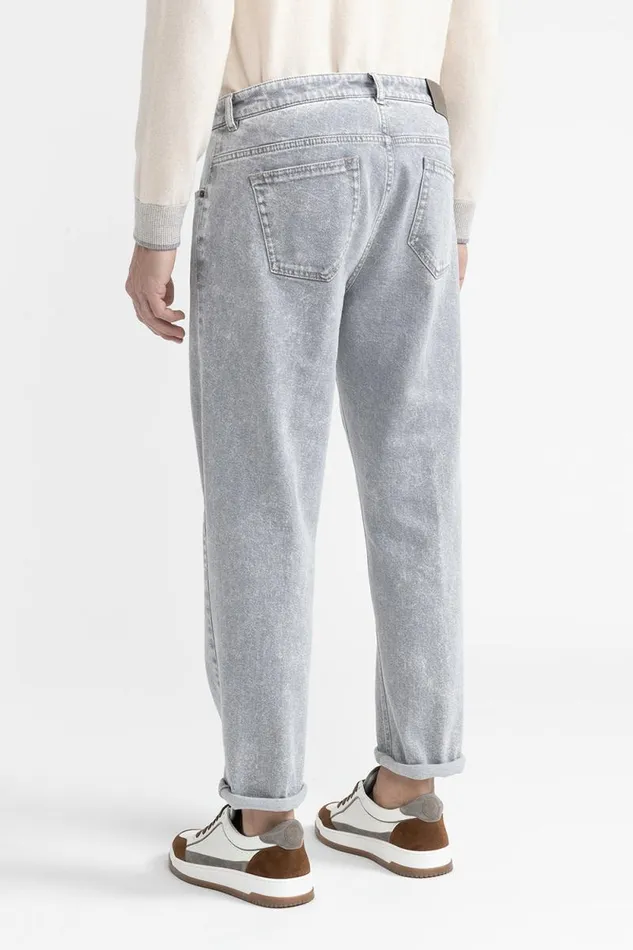 Peserico Denim Man Stretch Cotton Twill Jeans Grey Peserico Denim Man Stretch Cotton Twill Jeans Grey