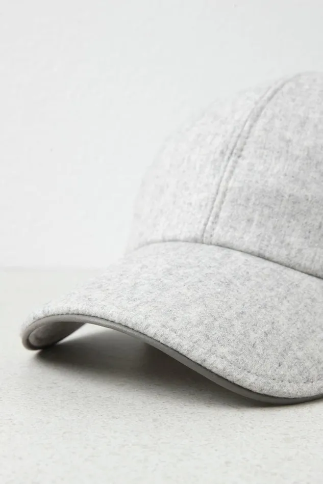 Peserico Hats And Caps Man Cashmere Blend Baseball Cap Granite Peserico Hats And Caps Man Cashmere Blend Baseball Cap Granite