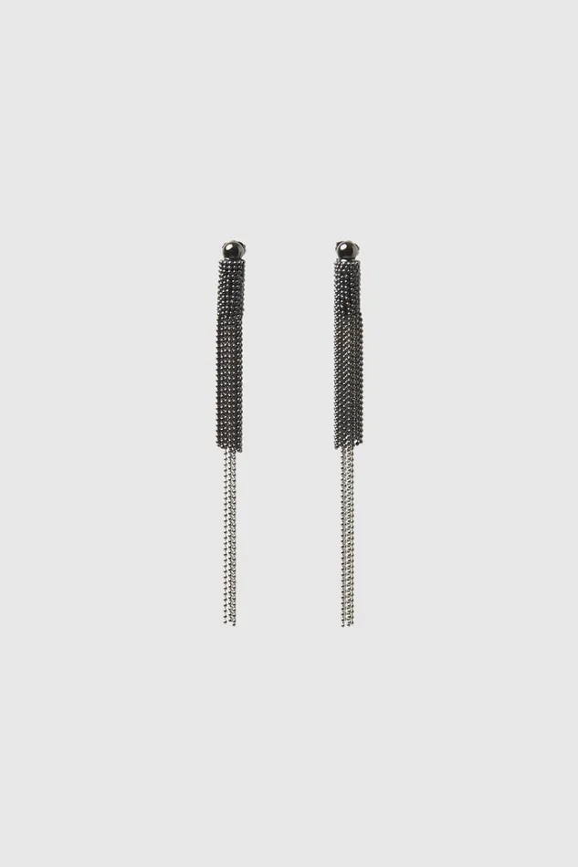 Peserico Jewelry Woman Pendant Earrings Gray