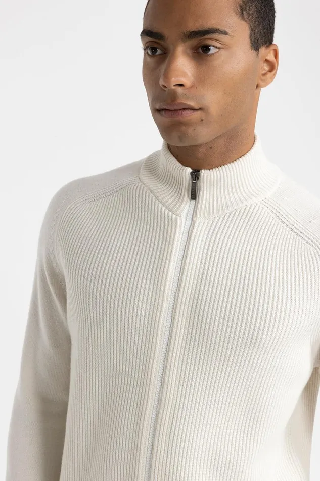 Peserico Knitwear Man Pure Merino Wool Sweater Hornbeam Peserico Knitwear Man Pure Merino Wool Sweater Hornbeam