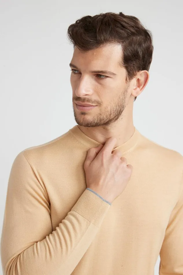 Peserico Knitwear Man Pure New Wool Yarn Sweater Peserico Knitwear Man Pure New Wool Yarn Sweater