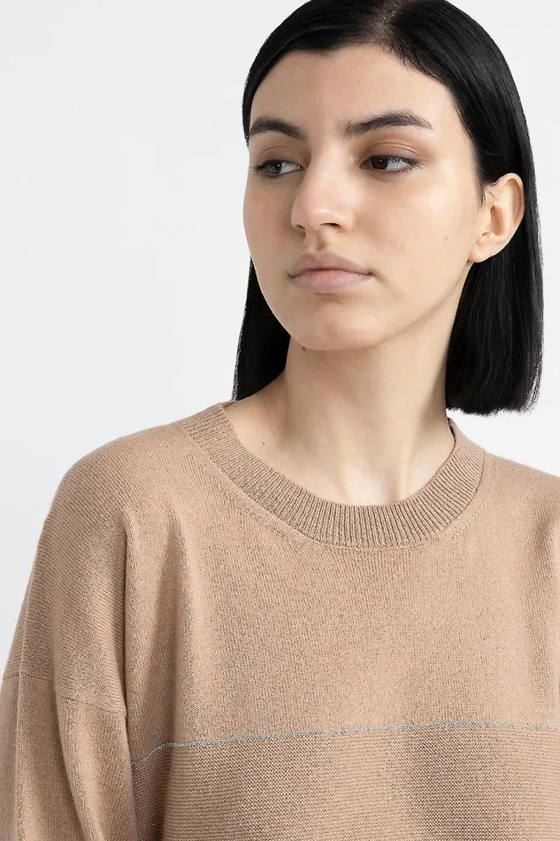 Peserico Knitwear Woman Wool Silk Cashmere Sweater Chalet Peserico Knitwear Woman Wool Silk Cashmere Sweater Chalet