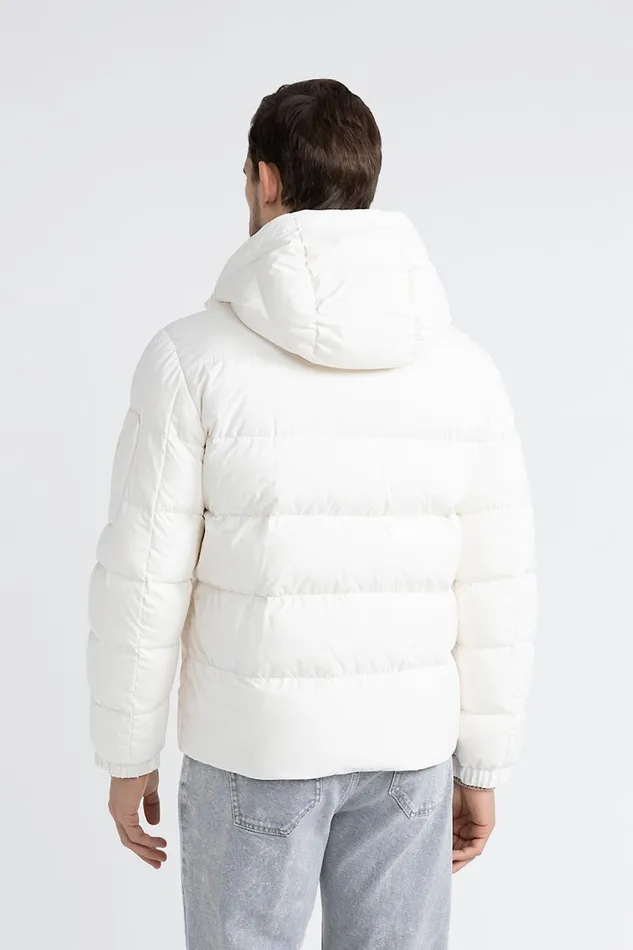 Peserico Outerwear Man Goose Down Jacket In AntiDrop Technical Microfiber Hornbeam Peserico Outerwear Man Goose Down Jacket In AntiDrop Technical Microfiber Hornbeam