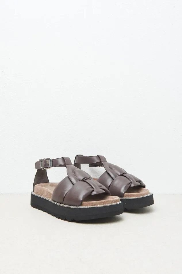 Peserico Shoes Woman Genuine Leather Platform Sandal