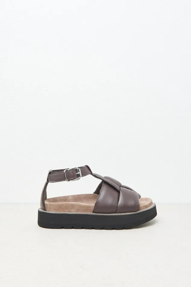 Peserico Shoes Woman Genuine Leather Platform Sandal Peserico Shoes Woman Genuine Leather Platform Sandal