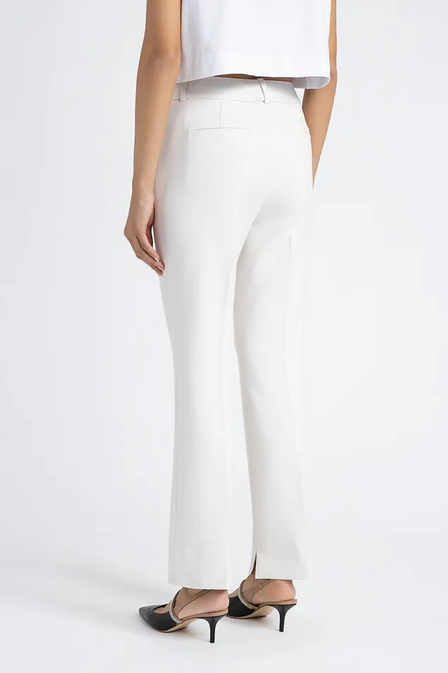 Peserico Suits And Sets Woman Stretch ViscoseCotton Trousers Pearl Beige Peserico Suits And Sets Woman Stretch ViscoseCotton Trousers Pearl Beige