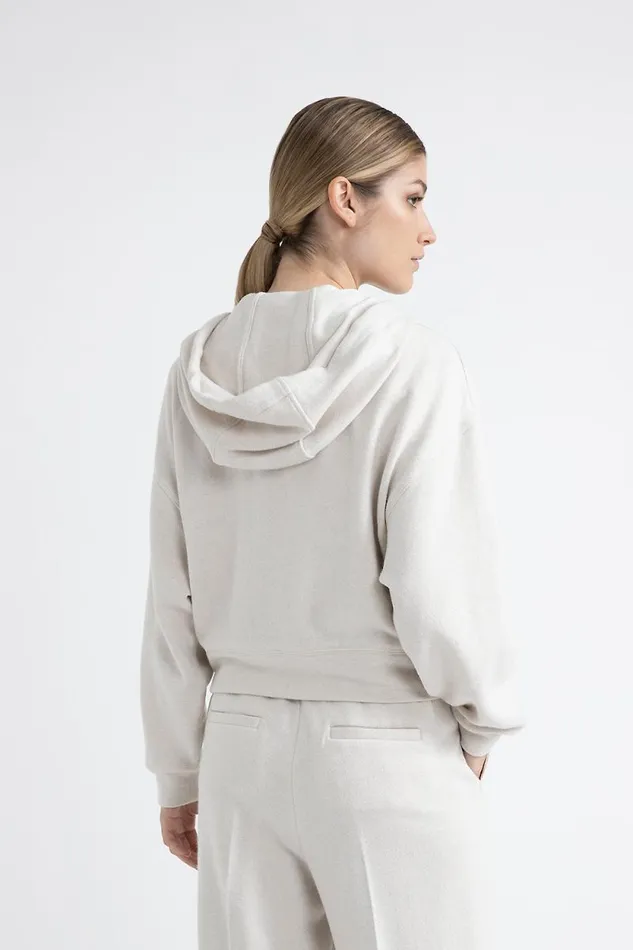 Peserico Sweatshirts Woman Wool Cotton And Linen Sweatshirt Hornbeam Peserico Sweatshirts Woman Wool Cotton And Linen Sweatshirt Hornbeam