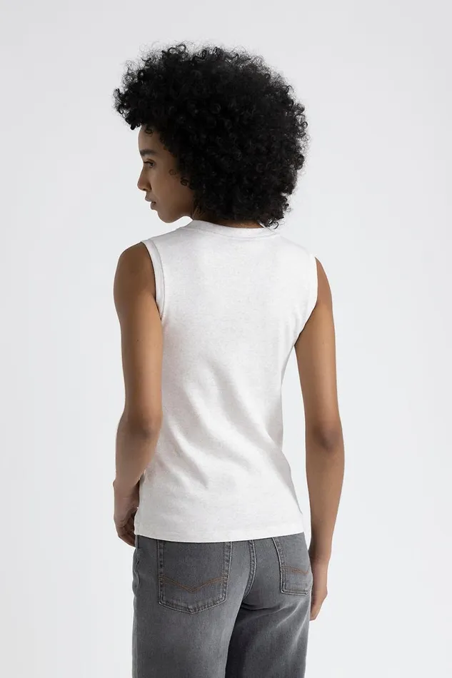 Peserico Tops And TShirts Woman Stretch Jersey Top With Punto Luce Trim Hornbeam Peserico Tops And TShirts Woman Stretch Jersey Top With Punto Luce Trim Hornbeam