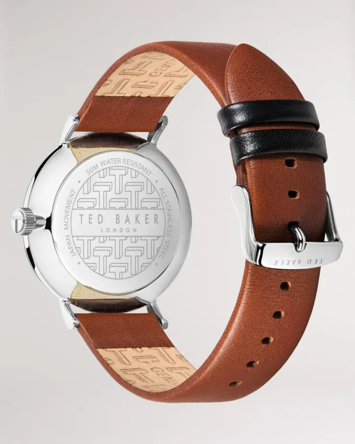 Phylipa Gents Leather Strap Multifunction Watch Brown Men Ted Baker Watches and Jewelry Phylipa Gents Leather Strap Multifunction Watch Brown Men Ted Baker Watches and Jewelry