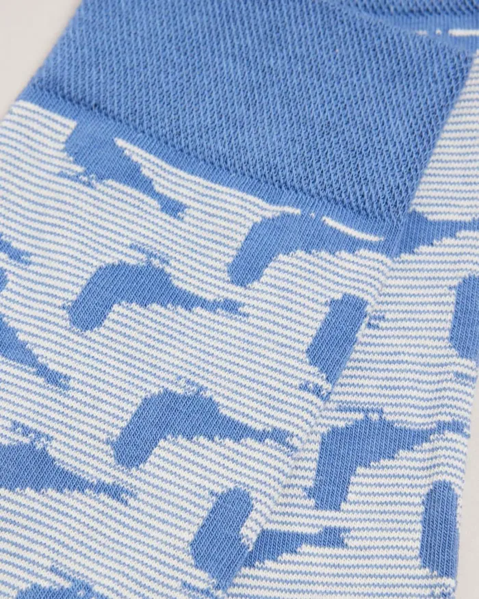 Pigeon Print Socks Blue Men Ted Baker Socks