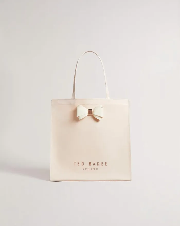 Plain Bow Large Icon Bag LtPink Women Ted Baker Bags Plain Bow Large Icon Bag LtPink Women Ted Baker Bags