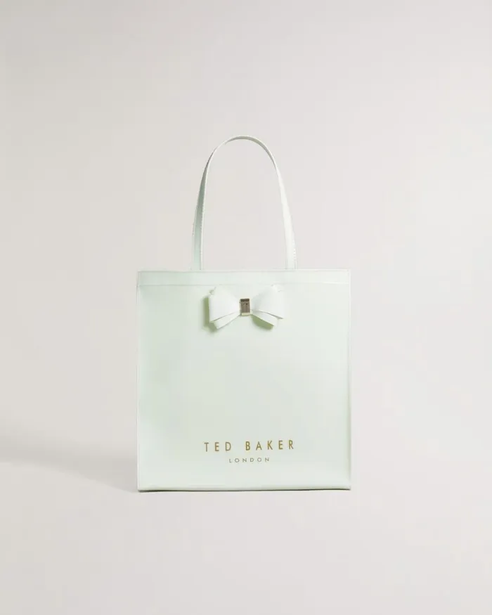 Plain Bow Large Icon Bag PlGreen Women Ted Baker Bags Plain Bow Large Icon Bag PlGreen Women Ted Baker Bags