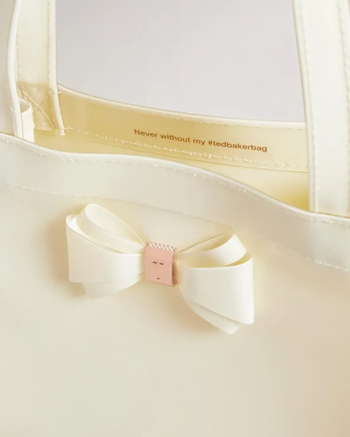 Plain Bow Small Icon Bag Ivory Women Ted Baker Bags