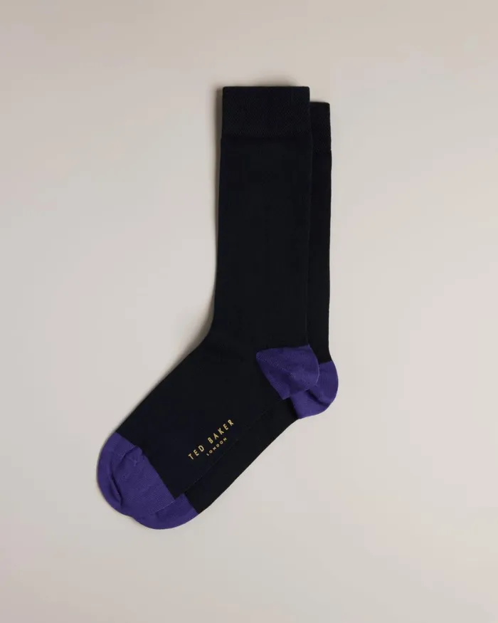 Plain Sock Blue Men Ted Baker Socks
