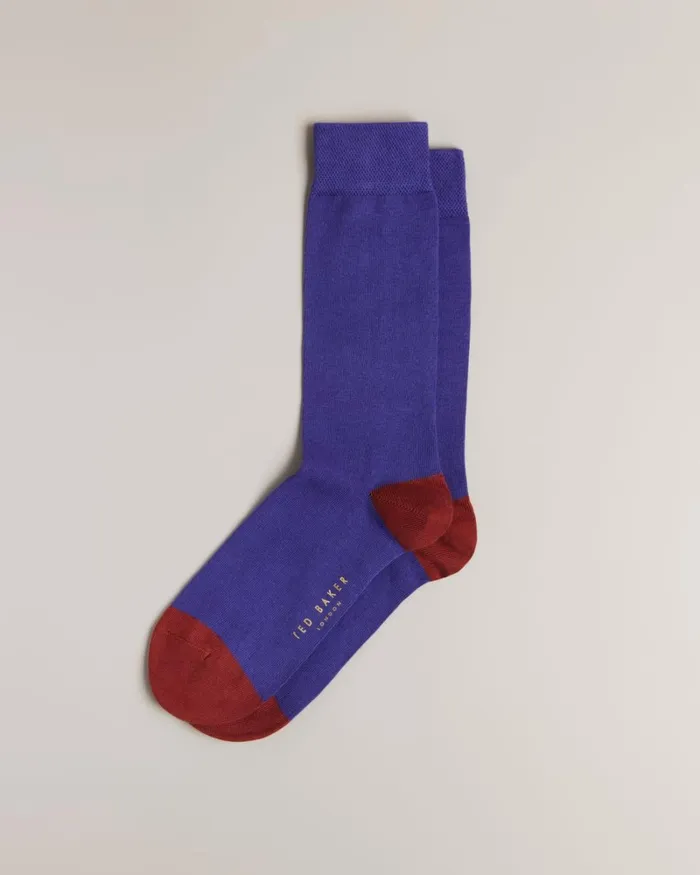 Plain Sock MidBlue Men Ted Baker Socks