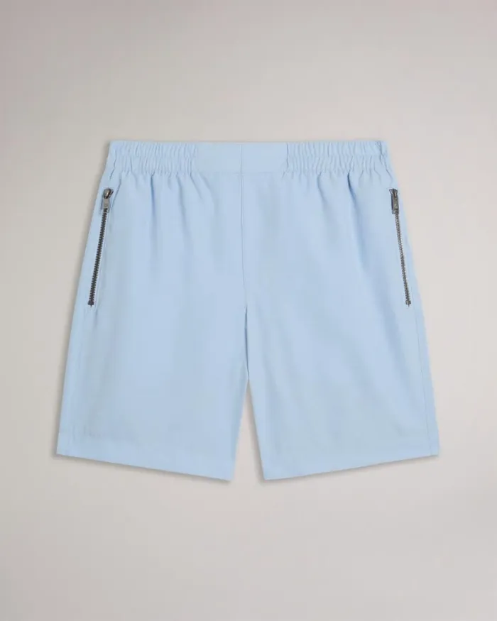 Plain Swim Shorts Light Blue Men Ted Baker Clothing