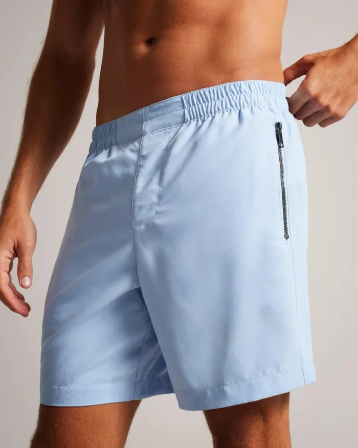 Plain Swim Shorts Light Blue Men Ted Baker Clothing