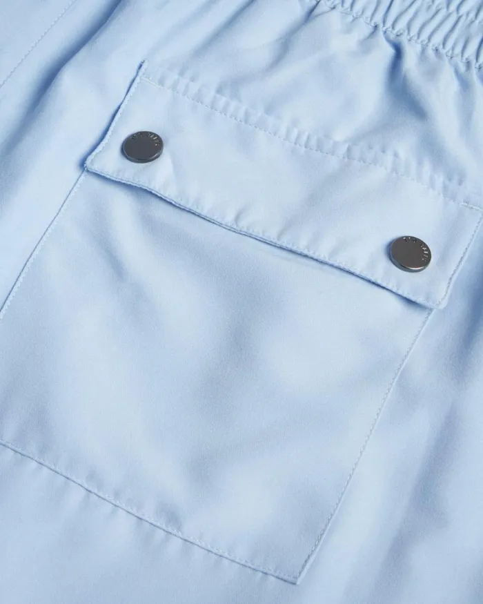Plain Swim Shorts Light Blue Men Ted Baker Clothing