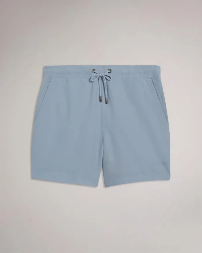 Plain Swim Shorts Medium Blue Men Ted Baker Swimwear and Beachwear