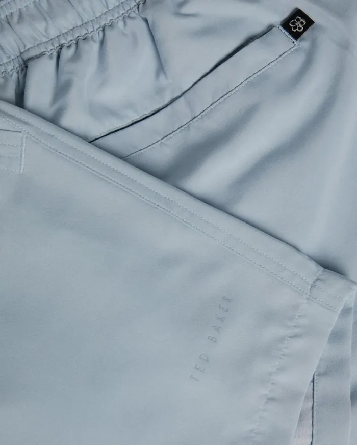 Plain Swim Shorts Medium Blue Men Ted Baker Swimwear and Beachwear