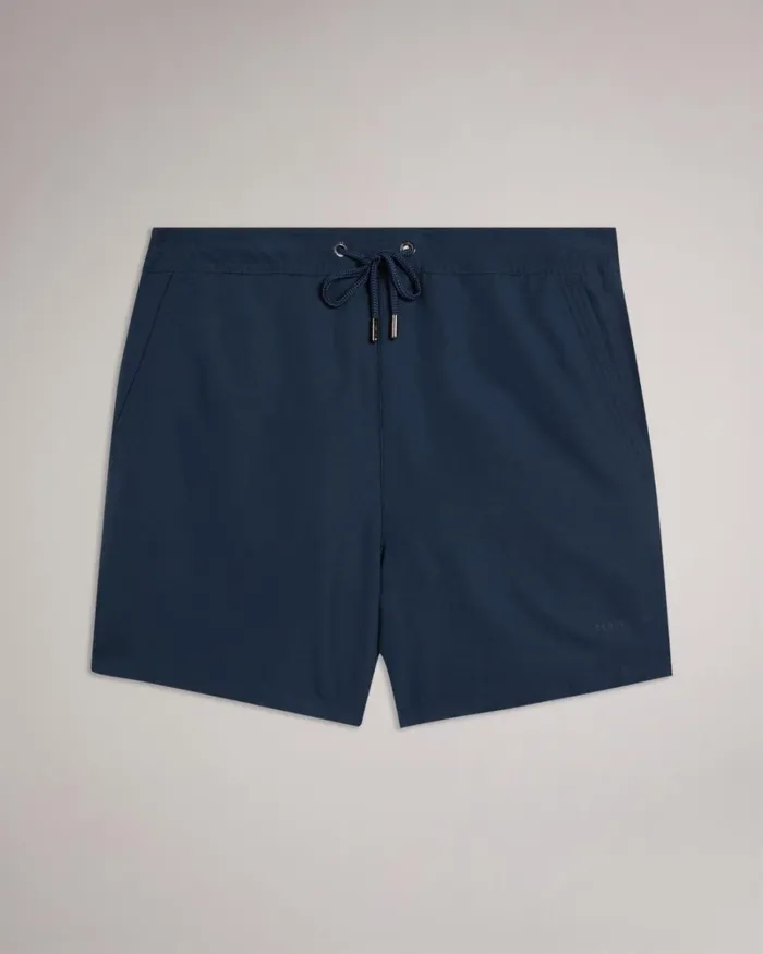 Plain Swim Shorts Navy Men Ted Baker Clothing