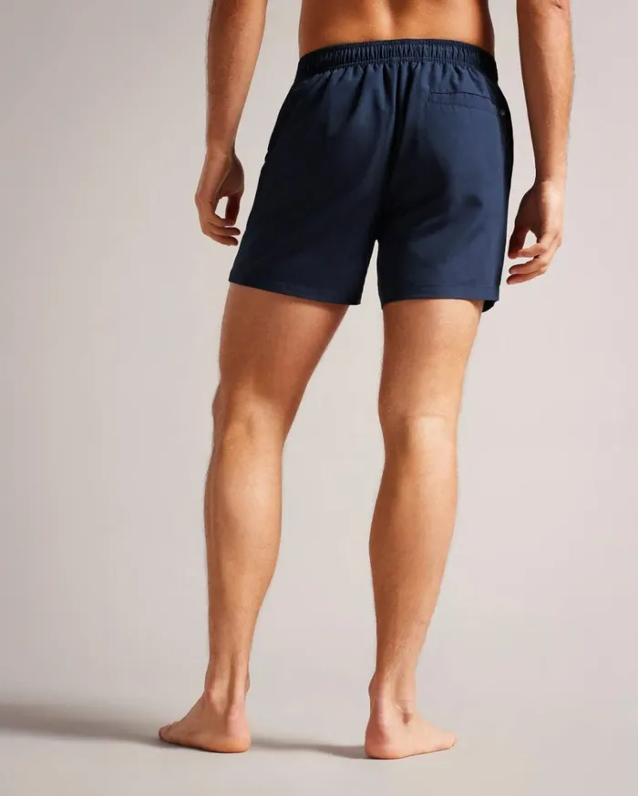 Plain Swim Shorts Navy Men Ted Baker Clothing
