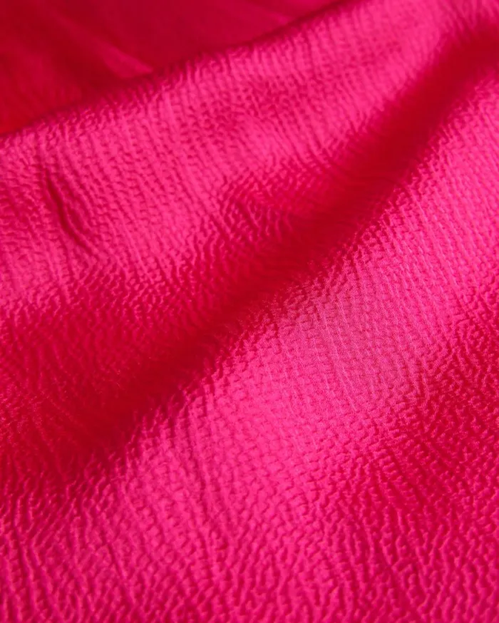 Pleated Satin Halter Neck Top Bright Pink Women Ted Baker Clothing Pleated Satin Halter Neck Top Bright Pink Women Ted Baker Clothing