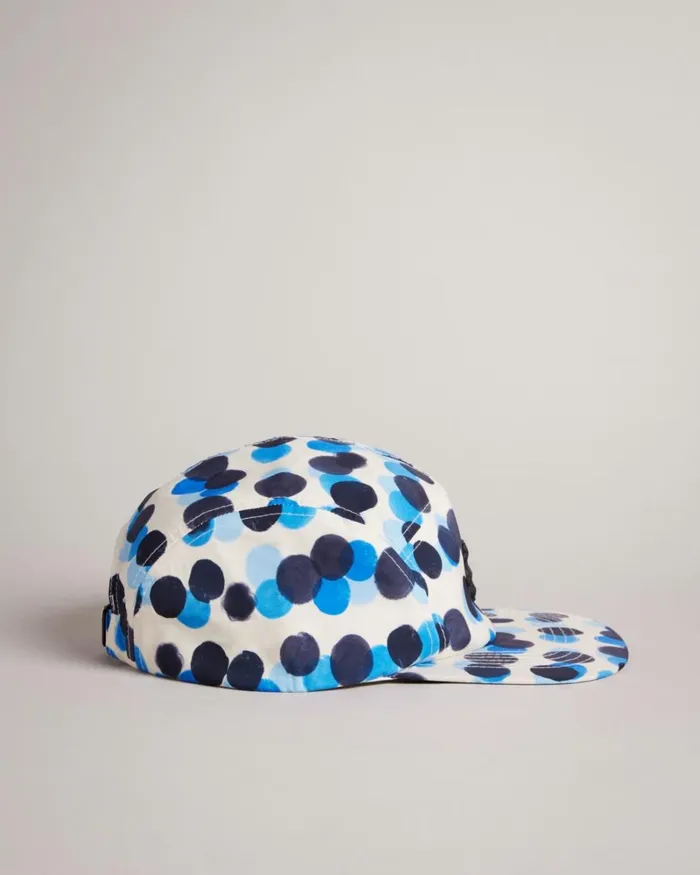 Polka Dot Baseball Cap Medium Blue Men Ted Baker Hats and Caps Polka Dot Baseball Cap Medium Blue Men Ted Baker Hats and Caps