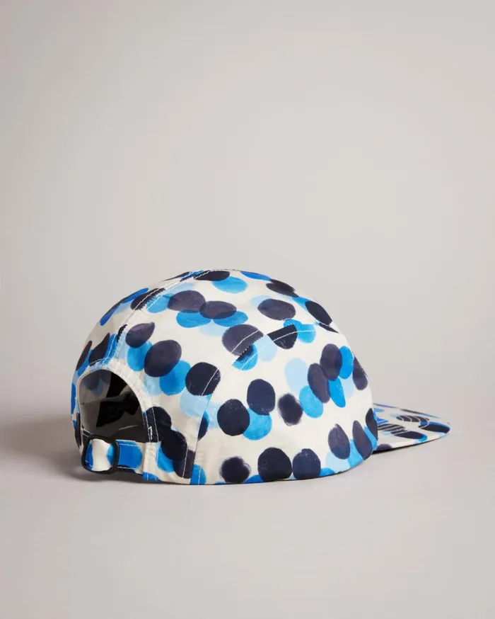 Polka Dot Baseball Cap Medium Blue Men Ted Baker Hats and Caps Polka Dot Baseball Cap Medium Blue Men Ted Baker Hats and Caps