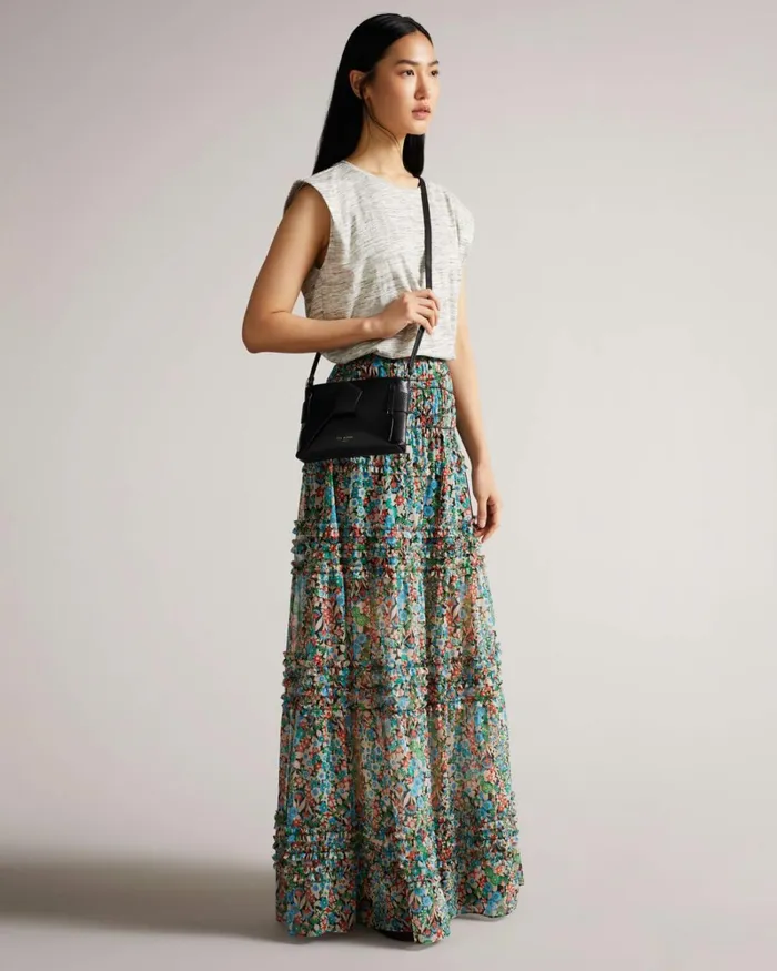 PU Bow Crossbody Bag Black Women Ted Baker Bags