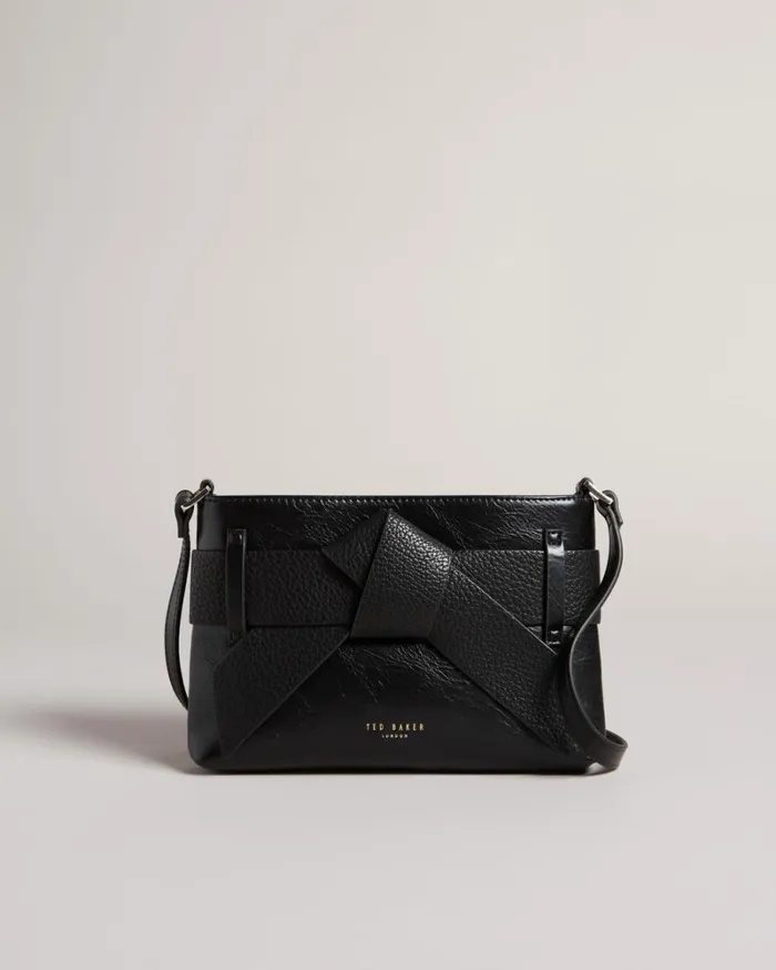 PU Bow Crossbody Bag Black Women Ted Baker Bags PU Bow Crossbody Bag Black Women Ted Baker Bags
