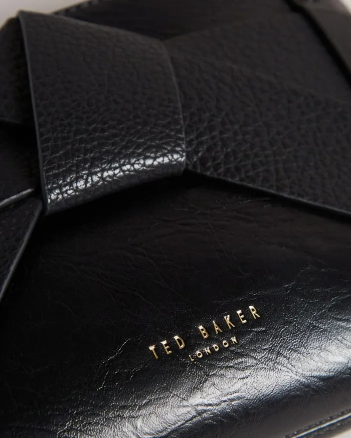 PU Bow Crossbody Bag Black Women Ted Baker Bags PU Bow Crossbody Bag Black Women Ted Baker Bags