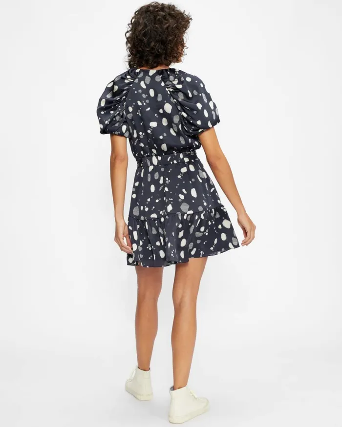 Puff Sleeve Skater Dress Navy Women Ted Baker Dresses Puff Sleeve Skater Dress Navy Women Ted Baker Dresses