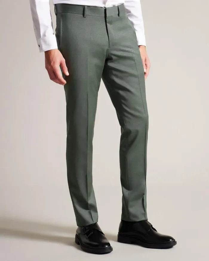Pure Wool Suit Trousers Green Men Ted Baker Clothing Pure Wool Suit Trousers Green Men Ted Baker Clothing