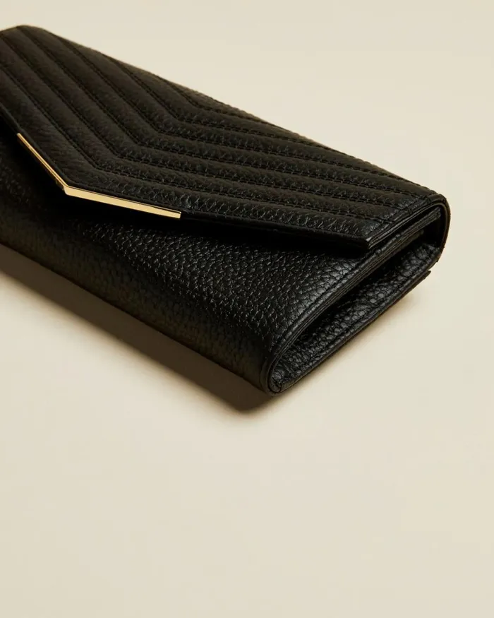 Quilted Flap Matinee Black Women Ted Baker Wallets and Card Holders Quilted Flap Matinee Black Women Ted Baker Wallets and Card Holders