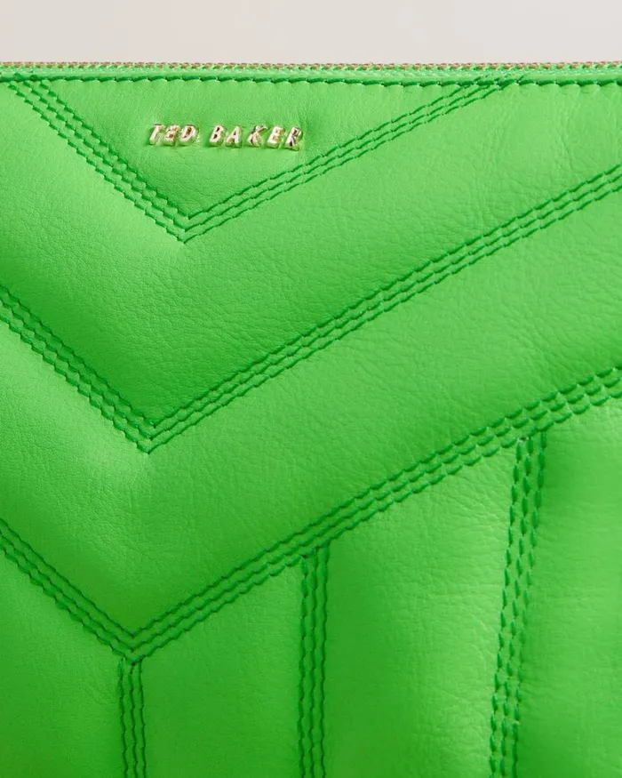 Quilted Puffer Crossbody Bag Green Women Ted Baker Bags