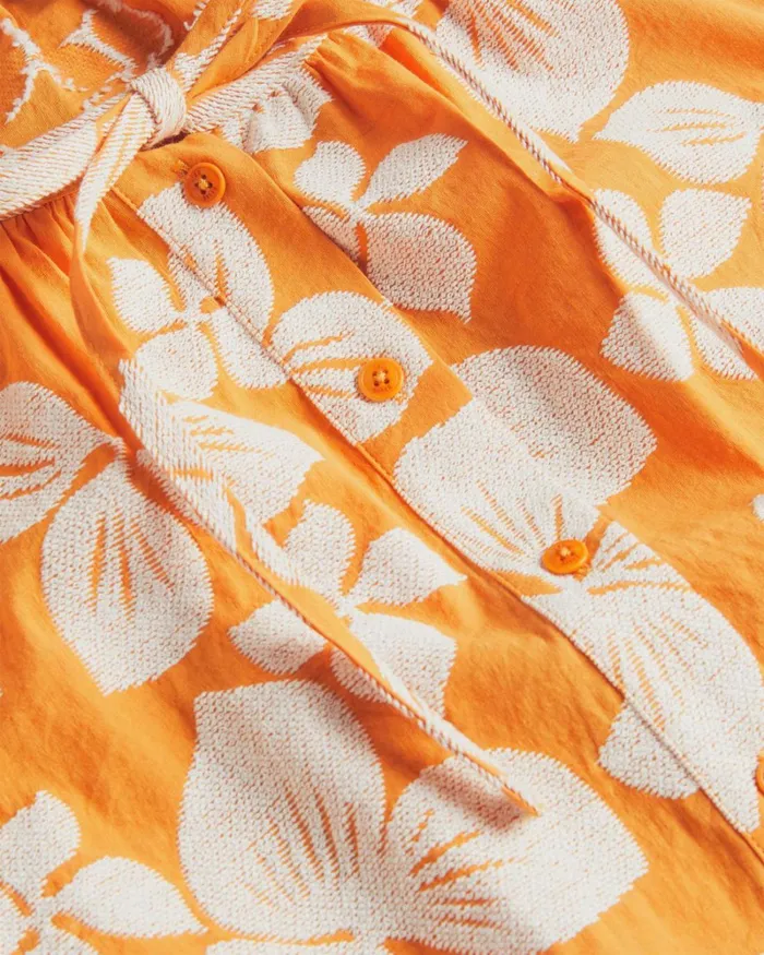 Raglan Puff Sleeve Blouse Dark Orange Women Ted Baker Tops and TShirts Raglan Puff Sleeve Blouse Dark Orange Women Ted Baker Tops and TShirts