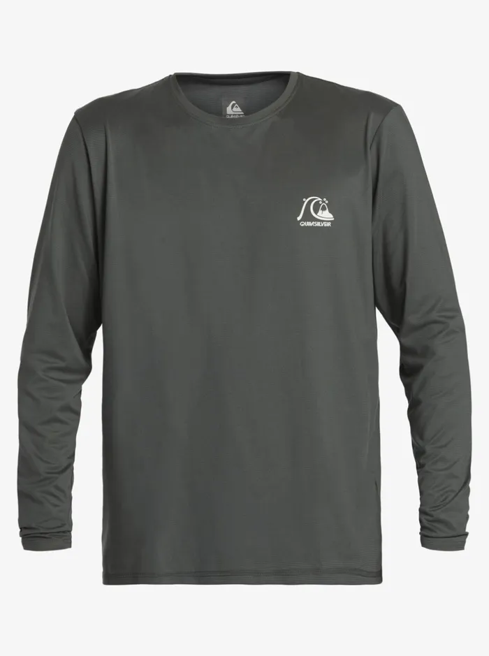 Rashguards Men Quiksilver Heritage Heather Long Sleeve Upf 50 Surf Tee Iron Gate Rashguards Men Quiksilver Heritage Heather Long Sleeve Upf 50 Surf Tee Iron Gate