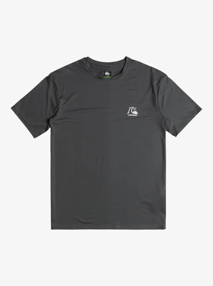Rashguards Men Quiksilver Heritage Heather Short Sleeve Upf 50 Surf TShirt Iron Gate Rashguards Men Quiksilver Heritage Heather Short Sleeve Upf 50 Surf TShirt Iron Gate
