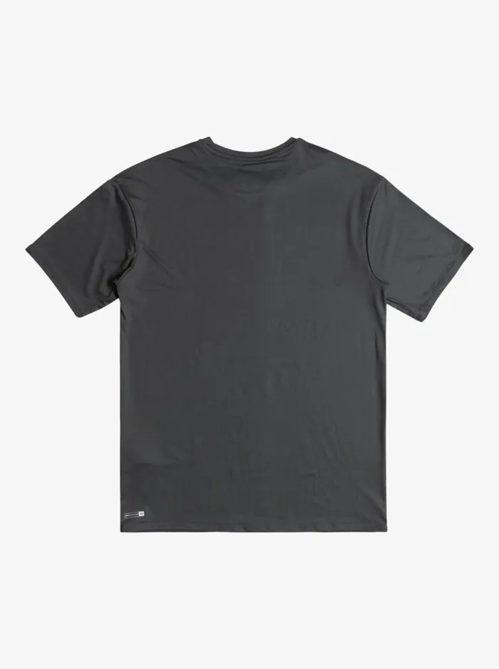 Rashguards Men Quiksilver Heritage Heather Short Sleeve Upf 50 Surf TShirt Iron Gate Rashguards Men Quiksilver Heritage Heather Short Sleeve Upf 50 Surf TShirt Iron Gate