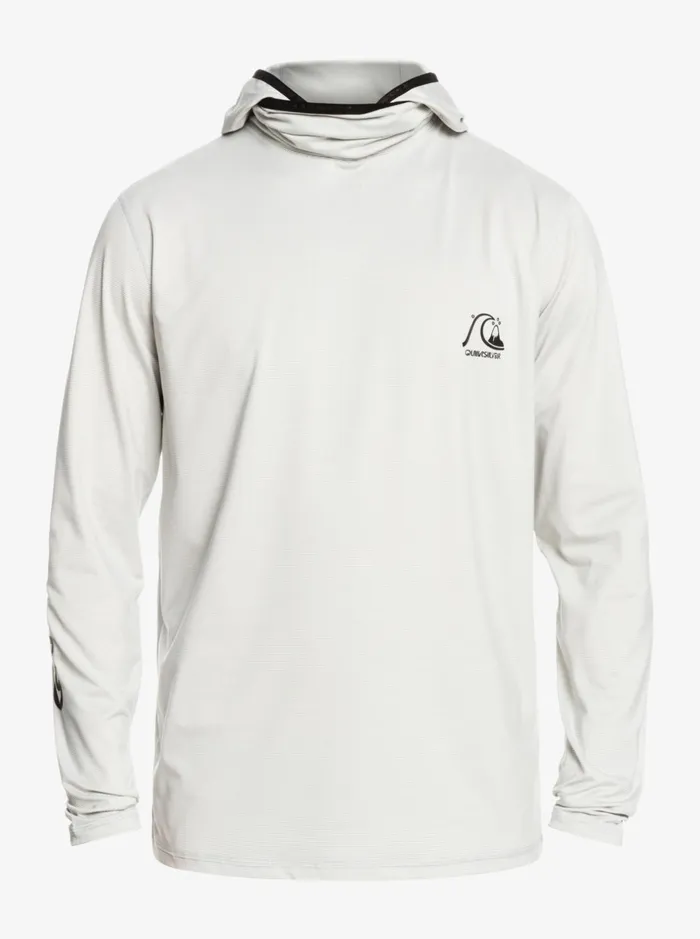 Rashguards Men Quiksilver Heritage Upf 50 Long Sleeve Surf Tee Gray Violet Heather Rashguards Men Quiksilver Heritage Upf 50 Long Sleeve Surf Tee Gray Violet Heather