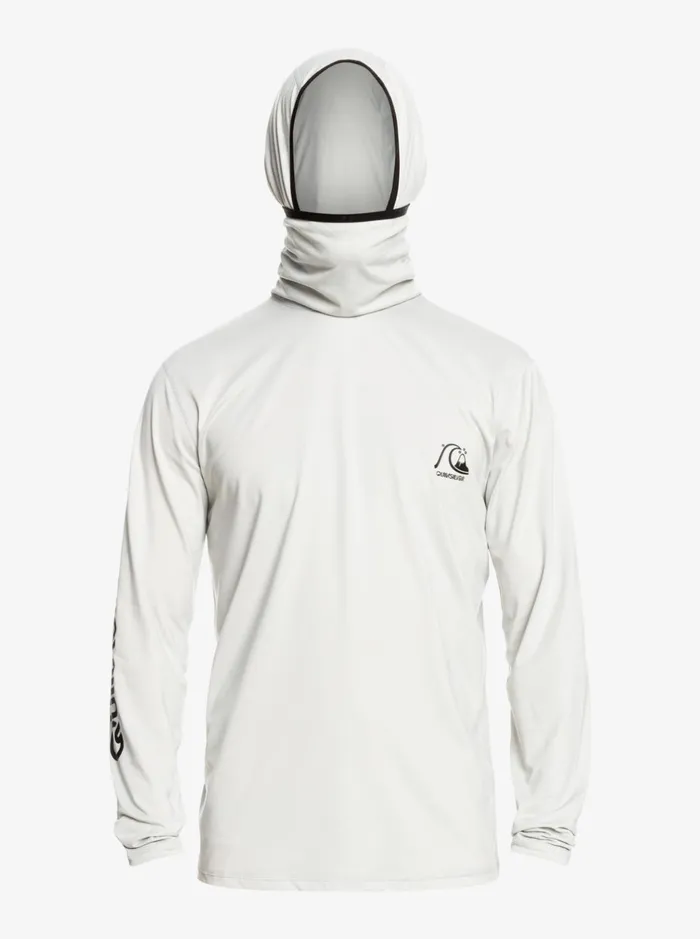 Rashguards Men Quiksilver Heritage Upf 50 Long Sleeve Surf Tee Gray Violet Heather Rashguards Men Quiksilver Heritage Upf 50 Long Sleeve Surf Tee Gray Violet Heather