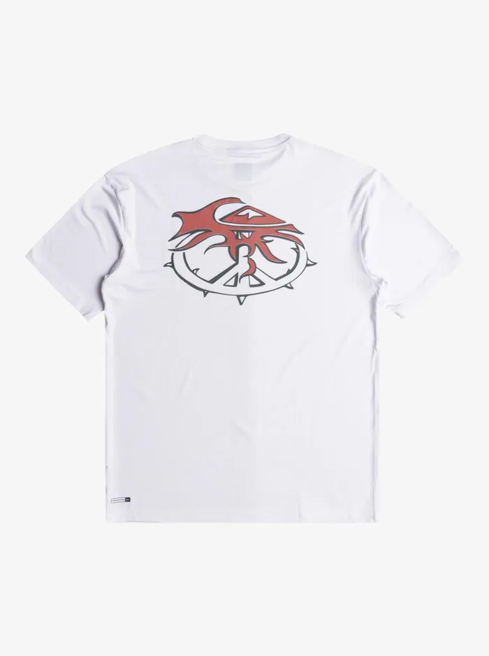 Rashguards Men Quiksilver Mix Session Upf 50 Short Sleeve Surf Tee Birch Rashguards Men Quiksilver Mix Session Upf 50 Short Sleeve Surf Tee Birch
