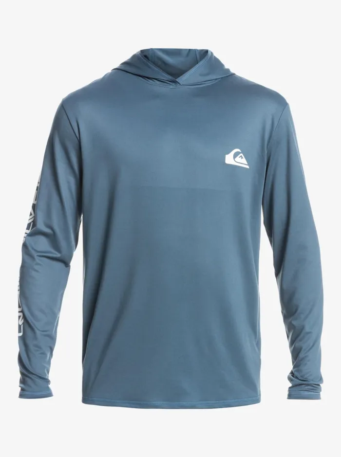 Rashguards Men Quiksilver Omni Session Upf 50 Long Sleeve Surf Tee Bering Sea Rashguards Men Quiksilver Omni Session Upf 50 Long Sleeve Surf Tee Bering Sea