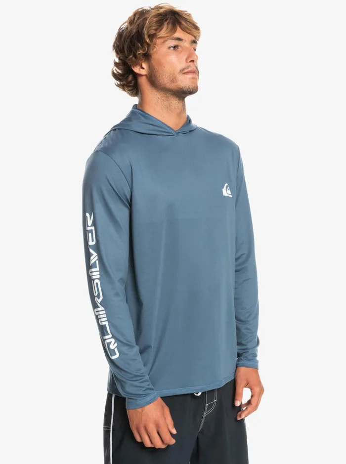 Rashguards Men Quiksilver Omni Session Upf 50 Long Sleeve Surf Tee Bering Sea Rashguards Men Quiksilver Omni Session Upf 50 Long Sleeve Surf Tee Bering Sea