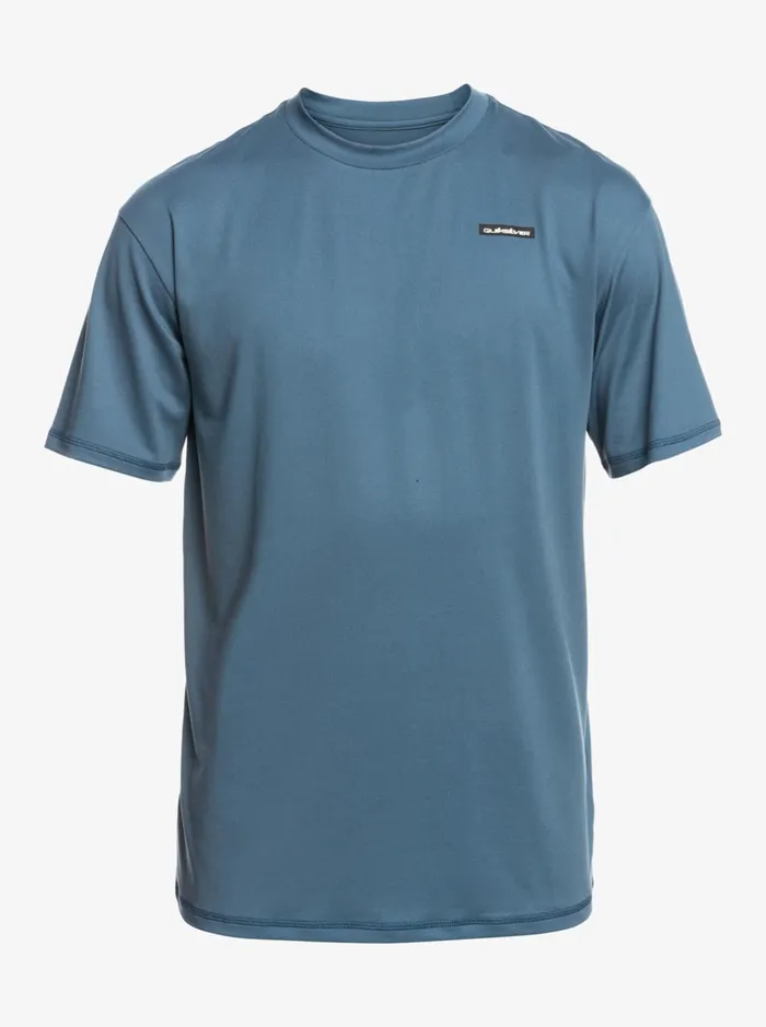 Rashguards Men Quiksilver Omni Session Upf 50 Short Sleeve Surf Tee Bering Sea Rashguards Men Quiksilver Omni Session Upf 50 Short Sleeve Surf Tee Bering Sea