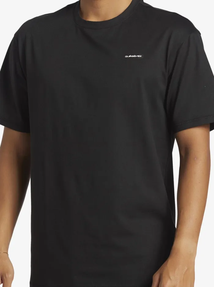 Rashguards Men Quiksilver Omni Session Upf 50 Short Sleeve Surf Tee Black Rashguards Men Quiksilver Omni Session Upf 50 Short Sleeve Surf Tee Black