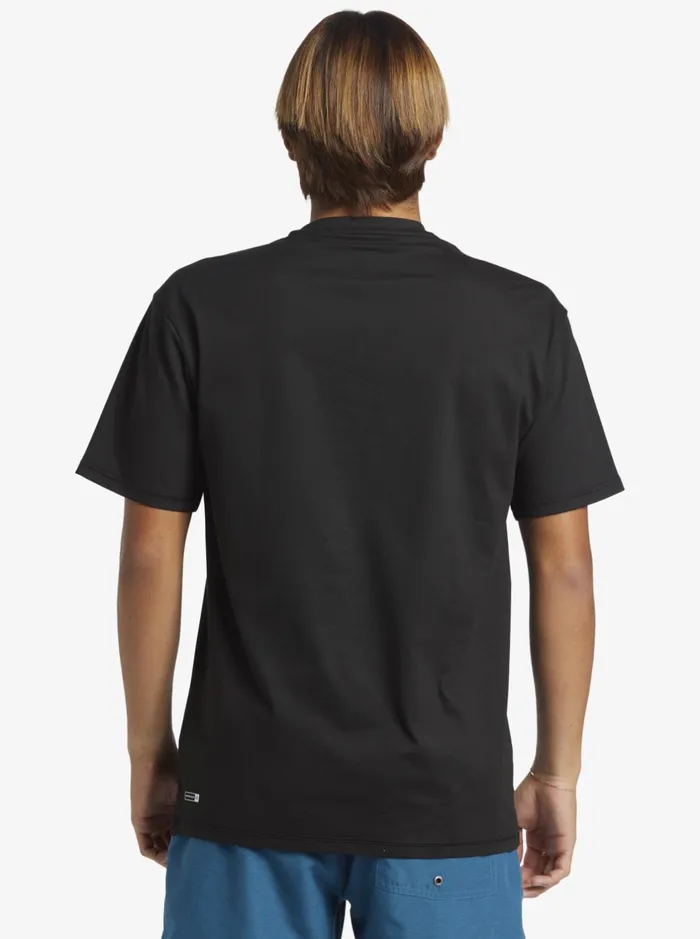 Rashguards Men Quiksilver Omni Session Upf 50 Short Sleeve Surf Tee Black Rashguards Men Quiksilver Omni Session Upf 50 Short Sleeve Surf Tee Black
